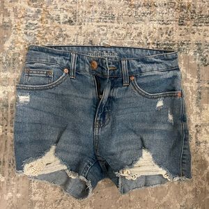 Wild fable size 00 blue jean shorts